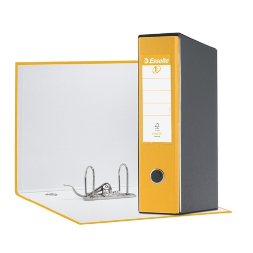 [D50915] Registratore EUROFILE G55 giallo dorso 8cm f.to protocollo ESSELTE