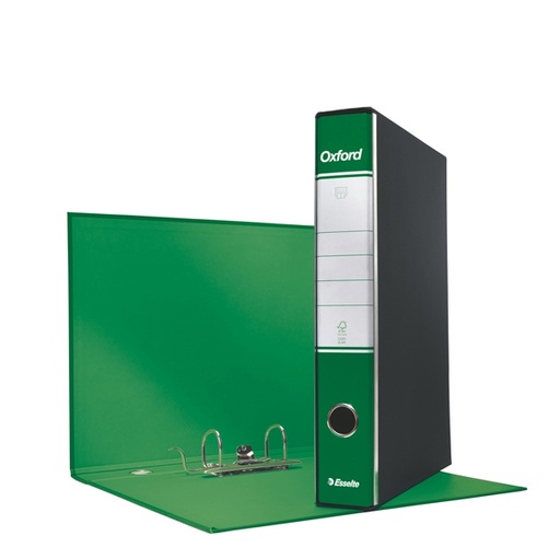 [D50919] Registratore OXFORD G84 verde dorso 5cm f.to protocollo ESSELTE