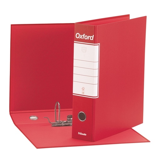 [D50927] Registratore OXFORD G83 rosso dorso 8cm f.to commerciale ESSELTE