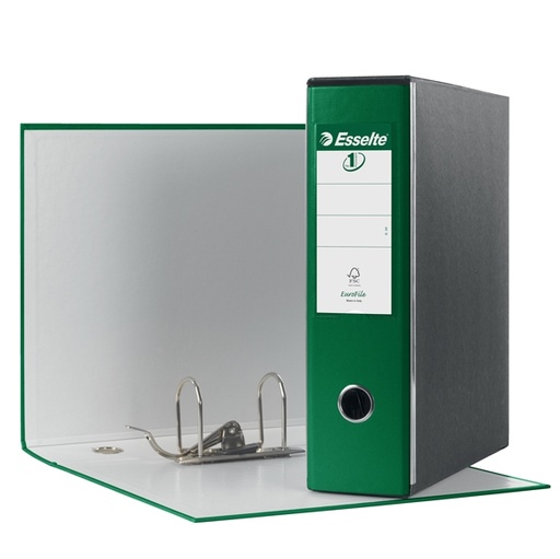 [D50954] Registratore EUROFILE G53 verde dorso 8cm f.to commerciale ESSELTE