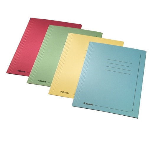[D50979] 25 CARTELLINE 3 LEMBI 25x35cm GIALLO CARTONCINO 295gr c/stampa