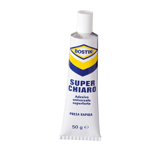 [D50995] ADESIVO UNIVERSALE SUPERCHIARO 50GR BOSTIK