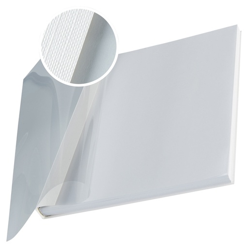 [D51061] SCATOLA 10 COPERTINE IMPRESSBIND 14MM BIANCO FLESSIBILE