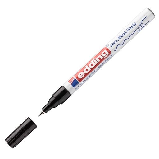 [D51218] Marcatore EDDING 780 punta extra fine vernice nero