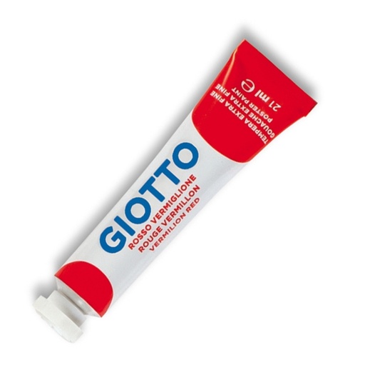 [D51226] TEMPERA GIOTTO TUBO 7 (21ML) ROSSO VERMIGLIONE 07