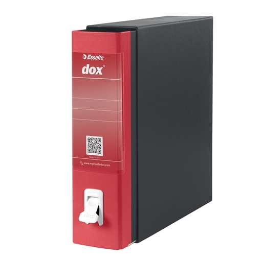 [D51237] Registratore New Dox 1 rosso dorso 8cm f.to commerciale Esselte