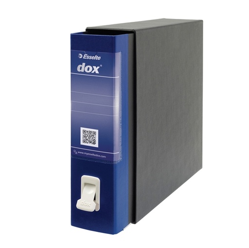 [D51240] Registratore Dox 2 blu dorso 8cm f.to protocollo Esselte