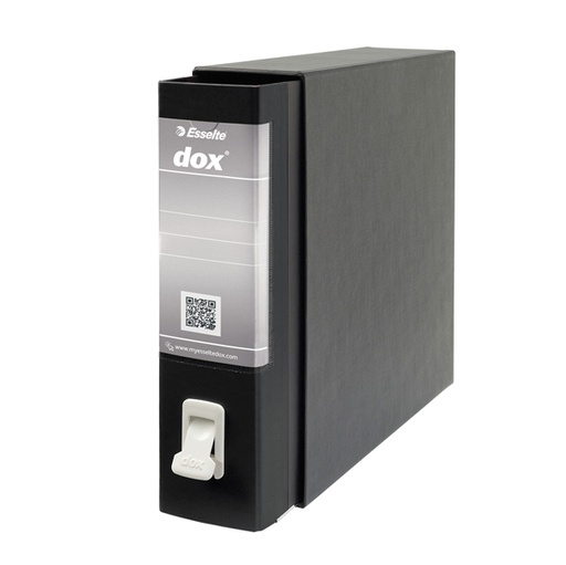 [D51242] Registratore DOX 2 nero dorso 8cm f.to protocollo Esselte