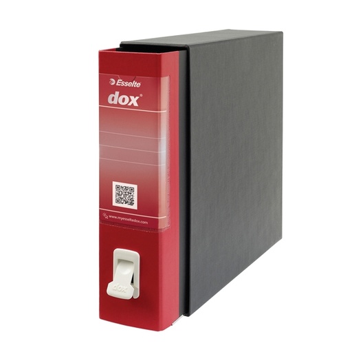 [D51243] Registratore Dox 2 rosso dorso 8cm f.to protocollo Esselte