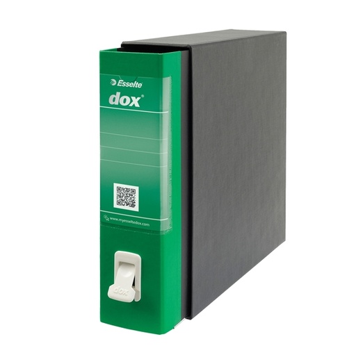 [D51244] Registratore Dox 2 verde dorso 8cm f.to protocollo Esselte