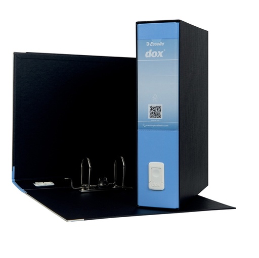 [D51246] Registratore Dox 2 azzurro dorso 8cm f.to protocollo Esselte