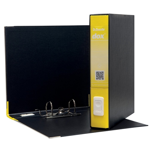 [D51254] Registratore Dox 4 giallo dorso 5cm f.to commerciale Esselte
