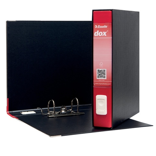 [D51255] Registratore Dox 4 rosso dorso 5cm f.to commerciale Esselte