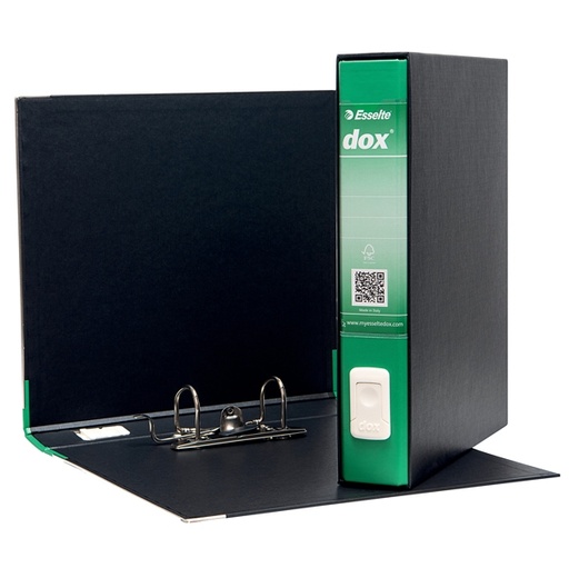 [D51256] Registratore Dox 4 verde dorso 5cm f.to commerciale Esselte