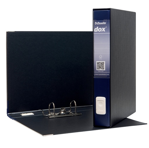 [D51257] Registratore Dox 5 blu dorso 5cm f.to protocollo Esselte