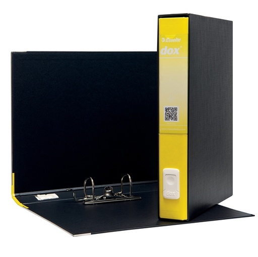 [D51258] Registratore Dox 5 giallo dorso 5cm f.to protocollo Esselte