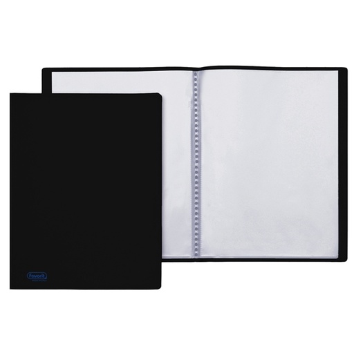 [D51397] Portalistini SVILUPPO buccia 22x30cm in naturene 20 buste nero FAVORIT