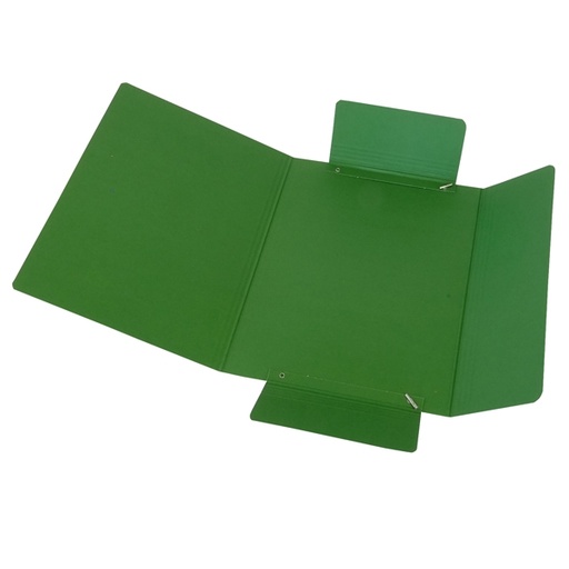 [D51440] CARTELLINA C/ELASTICO 25X34CM VERDE PRESSPAN 32P