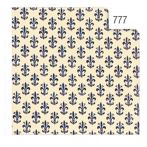 [D51464] ROTOLO CARTARIVESTO 50X500CM GIGLIO BLU LAVABILE REX58