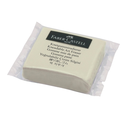 [D51487] GOMMA PANE BIANCA QUADRANGOLARE FABER CASTELL