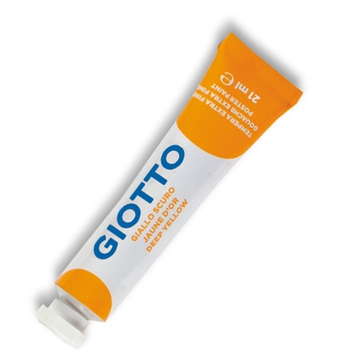 [D51886] TEMPERA GIOTTO TUBO 7 (21ML) GIALLO SCURO 04