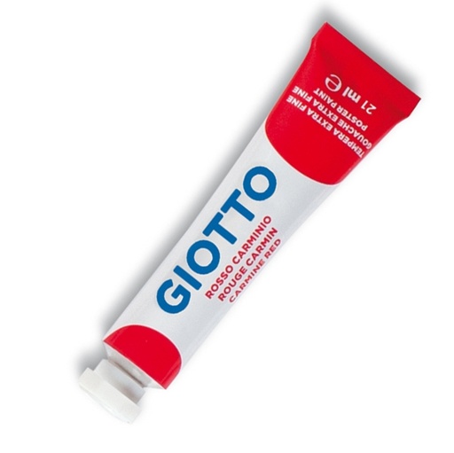 [D51889] TEMPERA GIOTTO TUBO 7 (21ML) ROSSO CARMINIO 09
