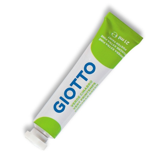 [D51890] TEMPERA GIOTTO TUBO 7 (21ML) VERDE CINABRO 11
