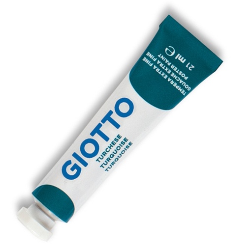 [D51893] TEMPERA GIOTTO TUBO 7 (21ML) TURCHESE 18