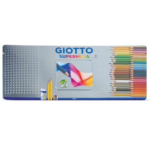 [D52701] ASTUCCIO METALLO 50 PASTELLI SUPERMINA GIOTTO