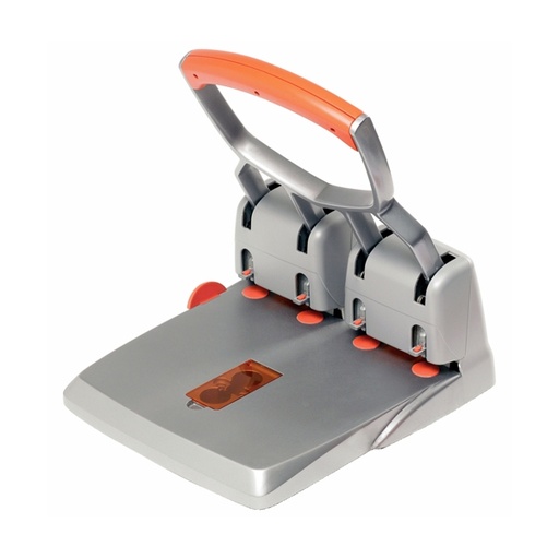[D53165] PERFORATORE 4 FORI PASSO 80 MAX 150fg RAPID HDC150/4 GRIGIO/ARANCIO