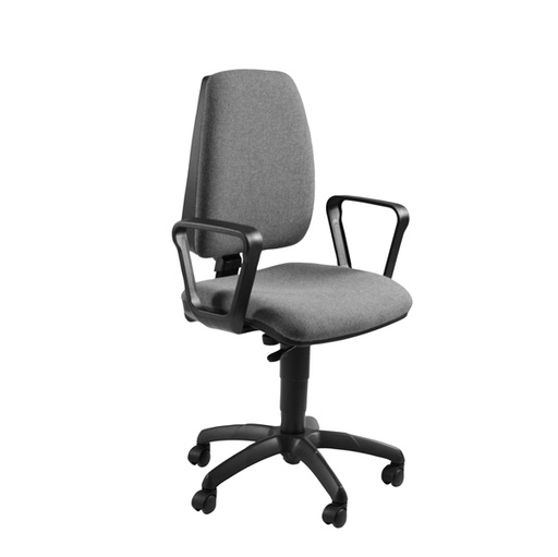 [D53332] SEDIA OPERATIVA Jupiter GRIGIO C/BRACC.