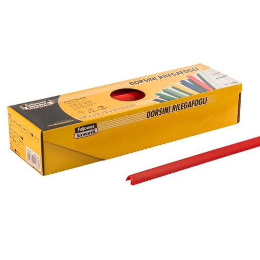 [D53390] SCATOLA 50 DORSETTI 3MM ROSSO TONDO