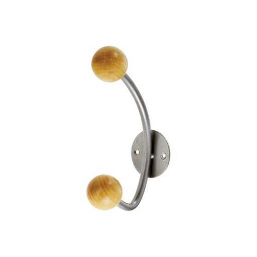 [D53450] APPENDIABITI DA MURO A 2 POMELLI