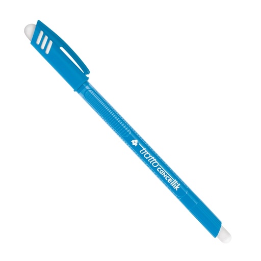 [D53461] Penna sfera cancellabile CANCELLIK 1,0mm azzurro TRATTO