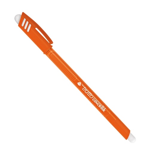 [D53463] Penna sfera cancellabile CANCELLIK 1,0mm arancio TRATTO