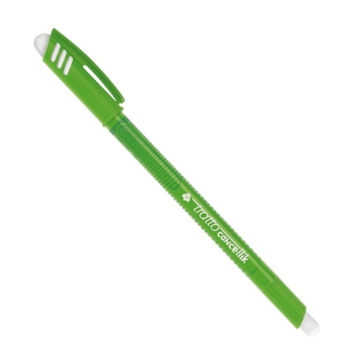 [D53466] Penna sfera cancellabile CANCELLIK 1,0mm verde chiaro TRATTO