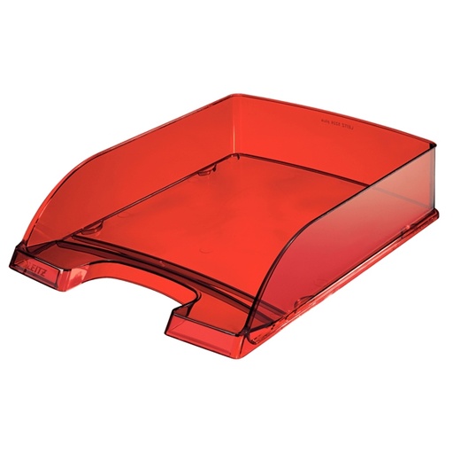 [D53615] Vaschetta portacorrispondenza STANDARD PLUS rosso trasp. LEITZ