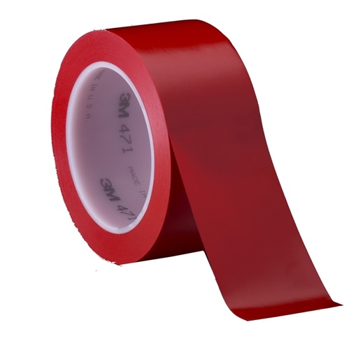 [D53735] NASTRO ADESIVO VINILICO 50MMX33MT ROSSO Scotch(R) 471