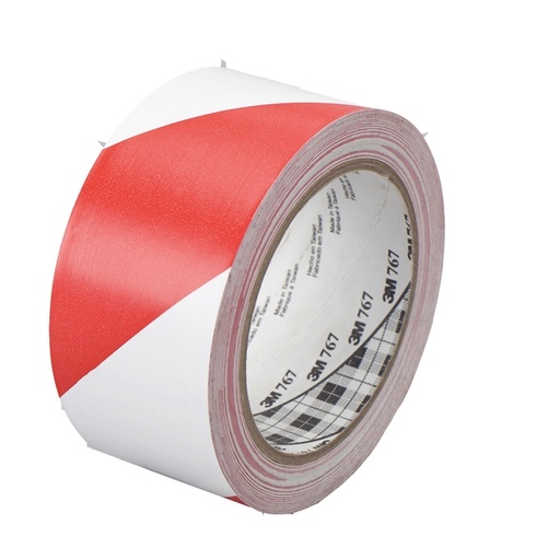 [D53737] NASTRO ADESIVO 50MMX33MT BIANCO/ROSSO Scotch(R) 767