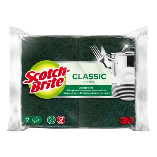 [D53757] PACK 2 SPUGNE STROFINETTO SCOTCH BRITE(R) A12
