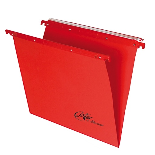 [D54892] CARTELLA SOSPESA CASSETTO 33/V ROSSO JOKER BERTESI