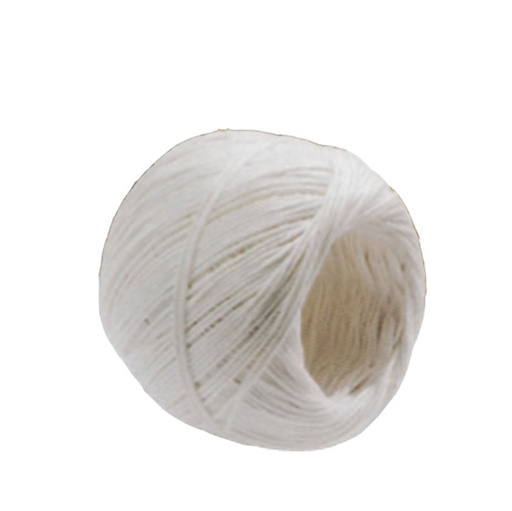 [D55328] 10 ROTOLI DI SPAGO BIANCO CANDIDO 2/6 VIVA DIAM. 1MM 100GR 90MT
