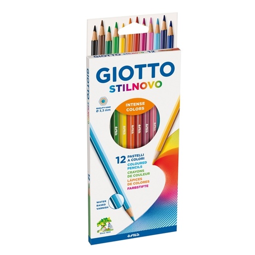 [D55398] ASTUCCIO 12 PASTELLI STILNOVO GIOTTO