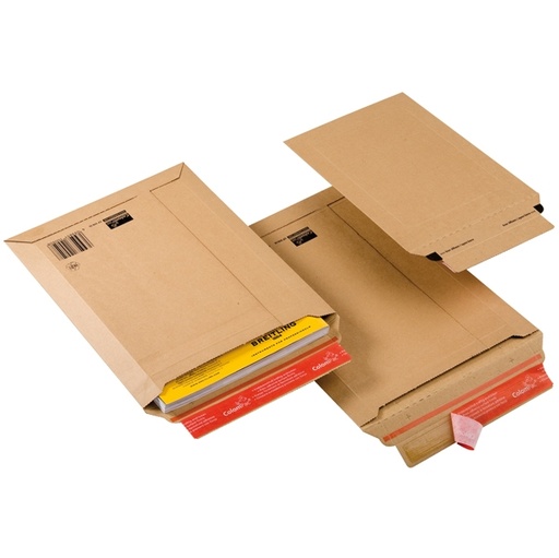 [D56506] BUSTA A SACCO IN CARTONE A4+ 235X340X35MM ADESIVO PERM.