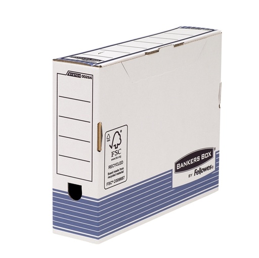 [D56582] SCATOLA ARCHIVIO A4 DORSO 80MM BANKERS BOX SYSTEM