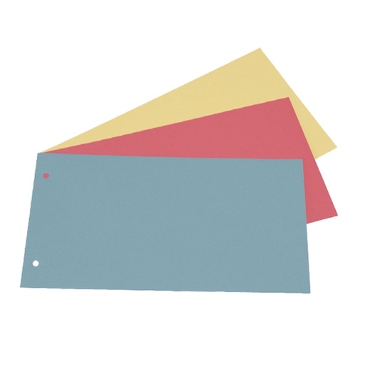 [D56606] 200 SEPARATORI MANILLA 200GR 125X230MM ROSSO CDG