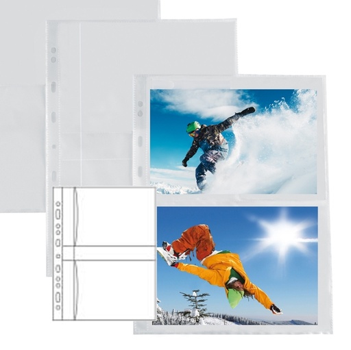 [D56681] 10 buste forate ATLA F 13x18cm-4 foto SEI ROTA