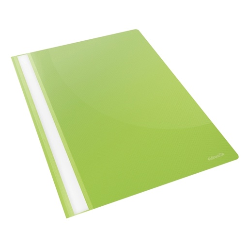 [D56715] CARTELLINA PPL CON FERMAFOGLI 21X29,7 VERDE REPORT FILE ESSELTE