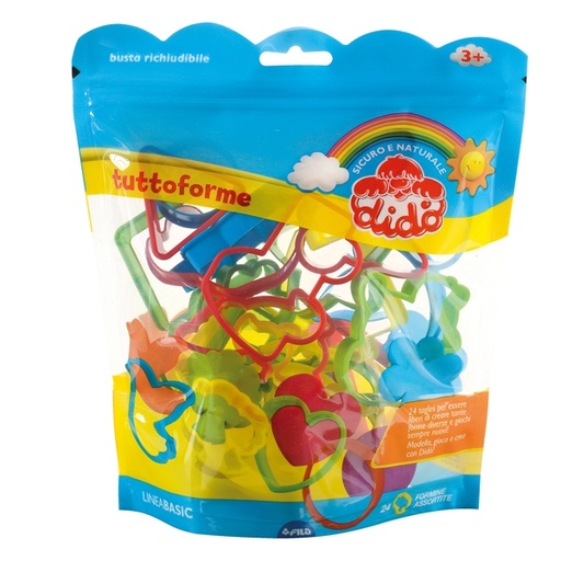 [D56736] BUSTA RICHIUDIBILE DIDO'(R) TUTTOFORME 24 formine assortite