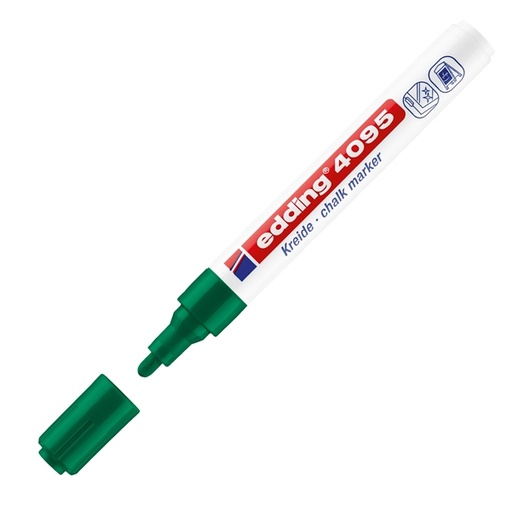[D56807] Marcatore EDDING 4095 punta conica gesso liquido verde